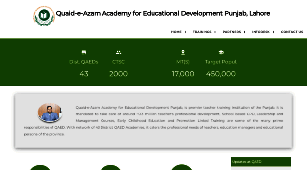 qaed.edu.pk