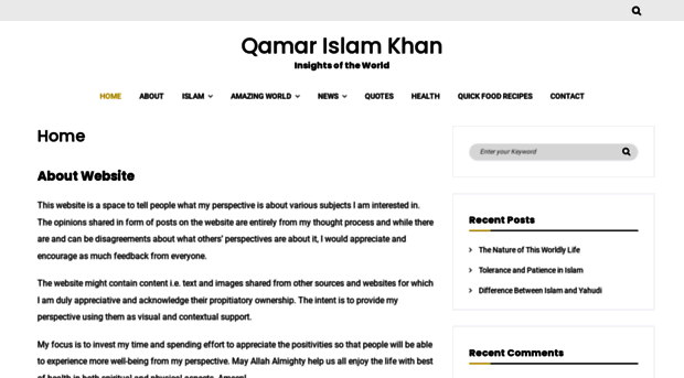 qamarislamkhan.com