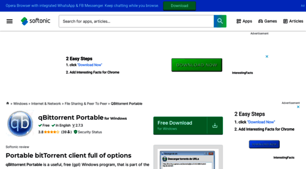 qbittorrent-portable.en.softonic.com