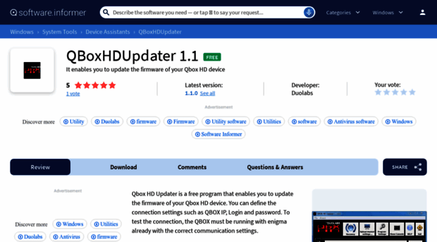 qboxhdupdater.software.informer.com