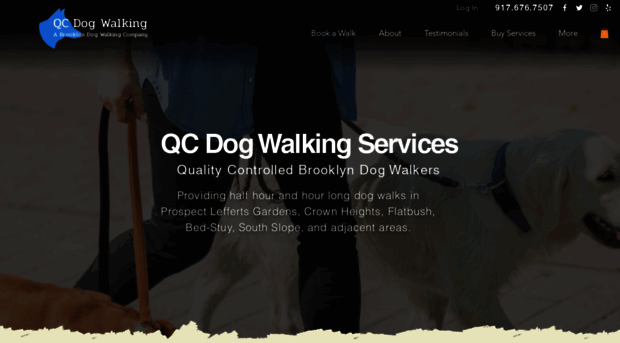 qcdogwalking.com