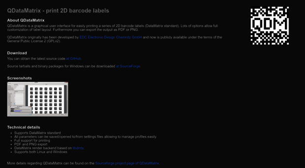qdatamatrix.sourceforge.net