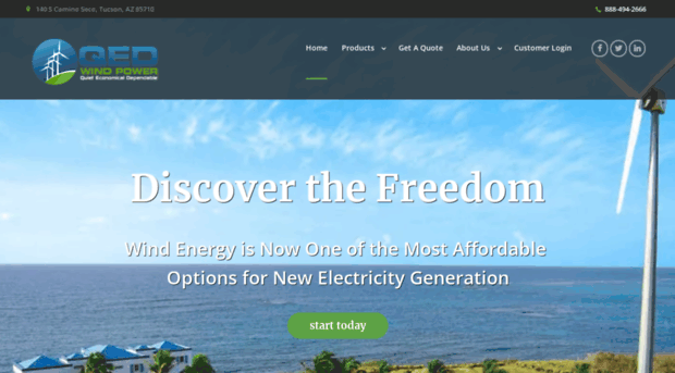 qedwindpower.com