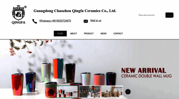 qingfaceramics.com