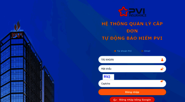 qlcd.pvi.com.vn - Hệ thống Quản lý cấp đơn tự độ... - Qlcd PVI