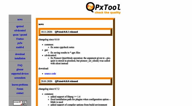 qpxtool.sourceforge.net