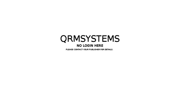 qrmsystems.com