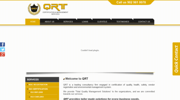 qrtcertification.com