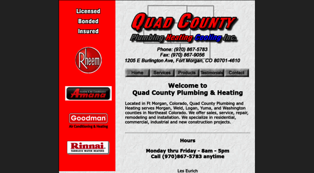 quadcountyplumbing.com