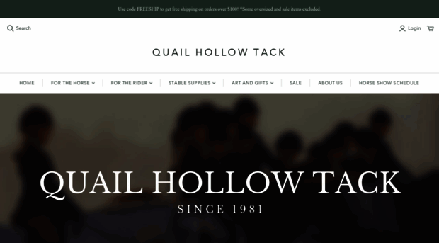 quailhollowtack.com