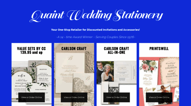 quaintweddingstationery.com