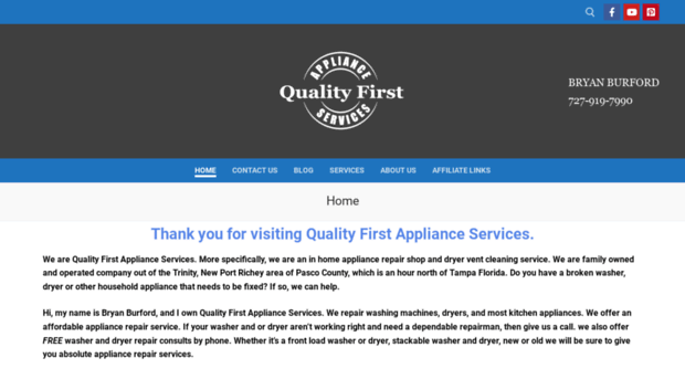 qualityfirst-applianceservices.com