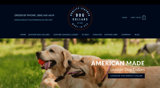 qualityleatherdogcollars.com