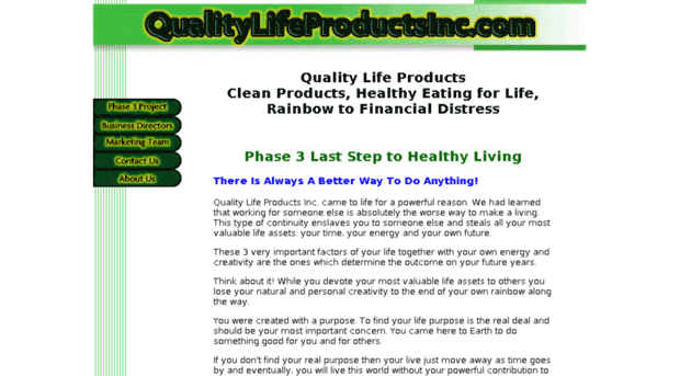 qualitylifeproductsinc.com