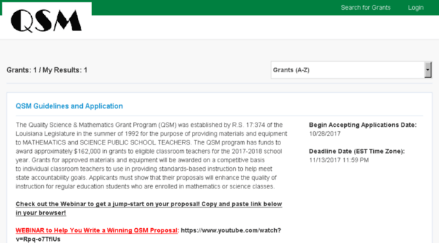 qualityscienceandmathgrantprogram.communityforce.com