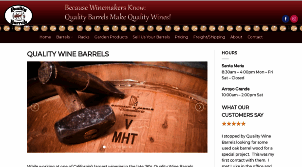 qualitywinebarrels.com