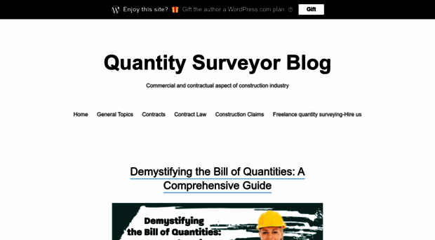 quantitysurveyor.blog