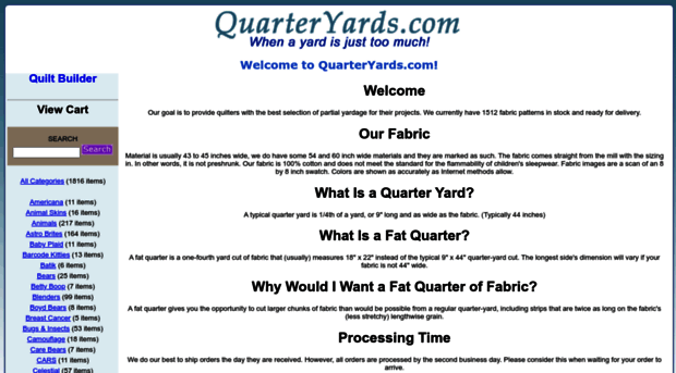 quarteryards.com