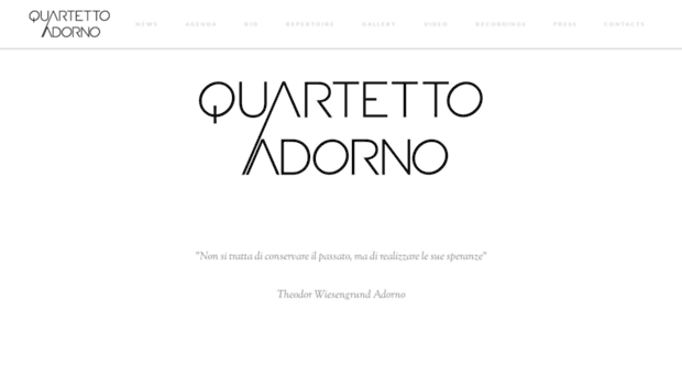 quartettoadorno.com