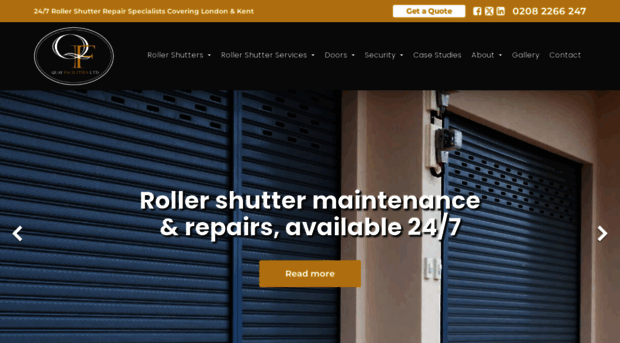 quayfacilitiesrollershutters.co.uk