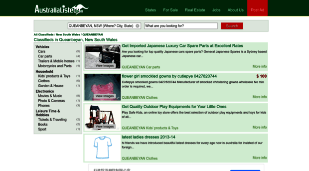 queanbeyan.australialisted.com