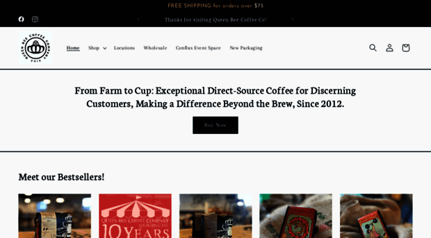 queenbeecoffee.com