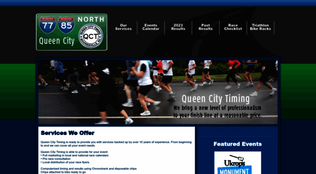 queen city sports timing