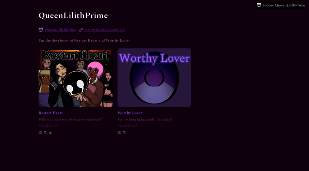 queenlilithprime.itch.io