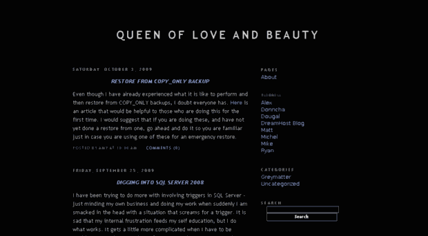 queenofloveandbeauty.com