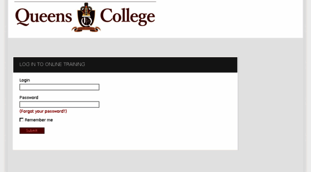 queens.elearninglogin.com