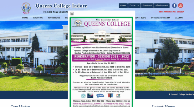 queenscollegeindore.org