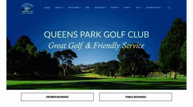 queensparkgolfclub.com