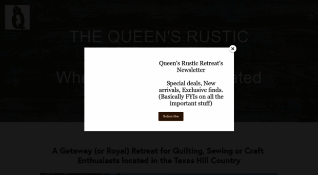 queensrusticretreat.com