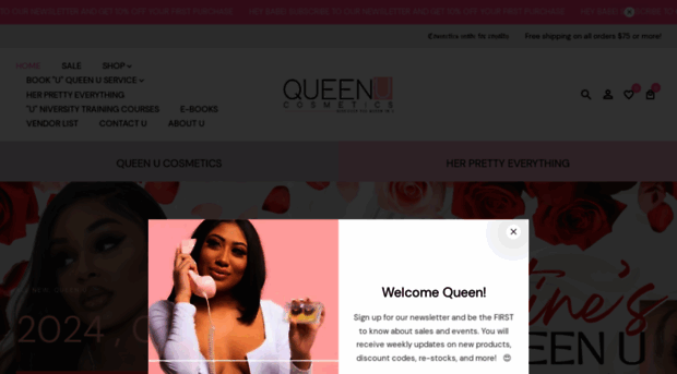 queenucosmetics.com