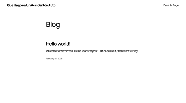 quehagoenunaccidentdeauto.com