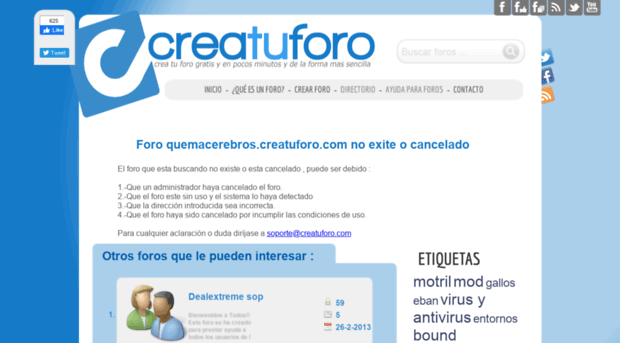 quemacerebros.creatuforo.com