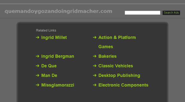 quemandoygozandoingridmacher.com