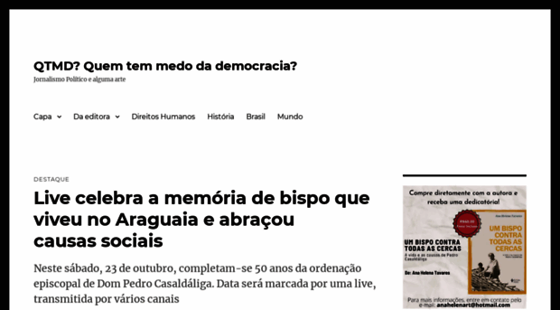 quemtemmedodademocracia.com