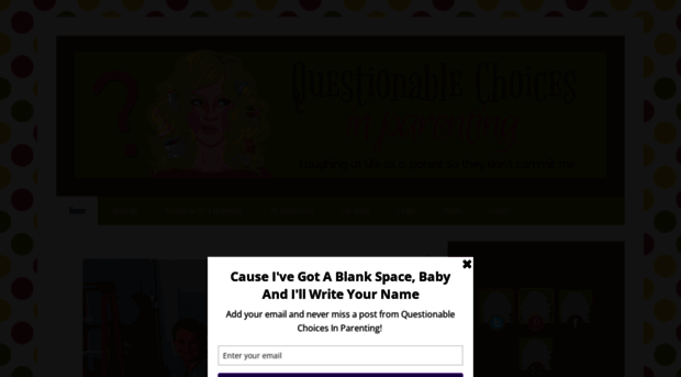 questionablechoicesinparenting.com