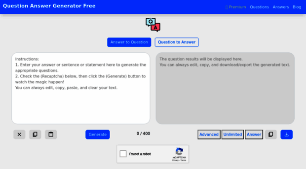 questionanswergenerator.com