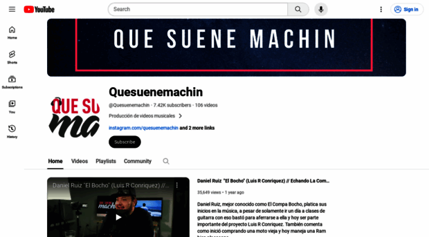 quesuenemachin.com