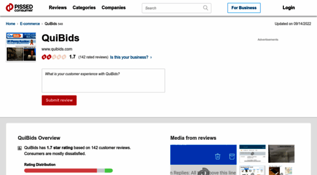 quibids.pissedconsumer.com