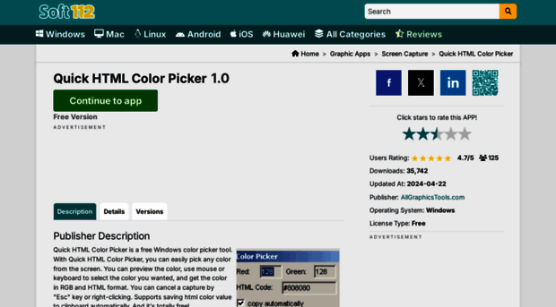 quick-html-color-picker.soft112.com