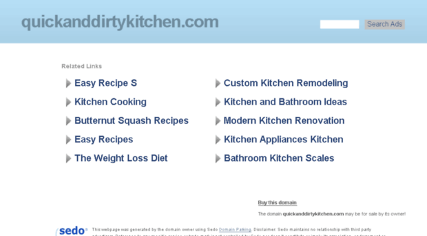 quickanddirtykitchen.com