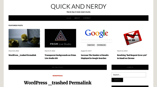 quickandnerdy.com