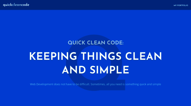 quickcleancode.com