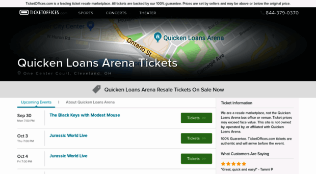 quickenloansarena.ticketoffices.com