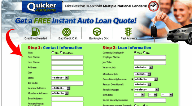 quickerautoloans.com