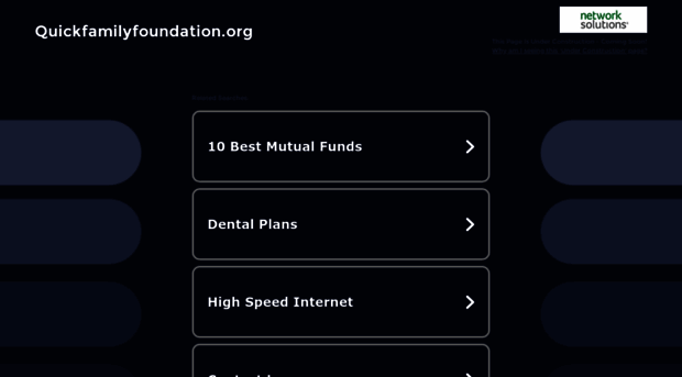 quickfamilyfoundation.org