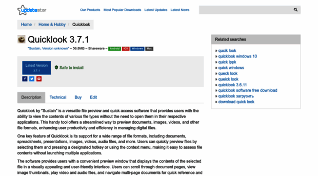 quicklook.updatestar.com